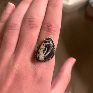 Authentic White Buffalo ring